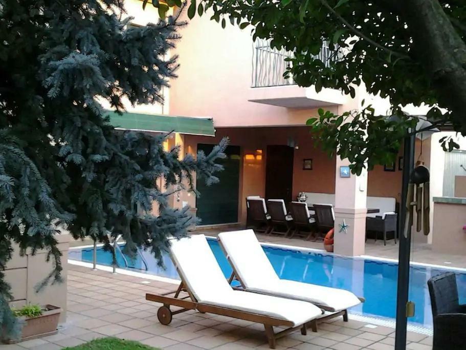 4-Seasons Pool Villa Near Meteora Трикала Екстер'єр фото