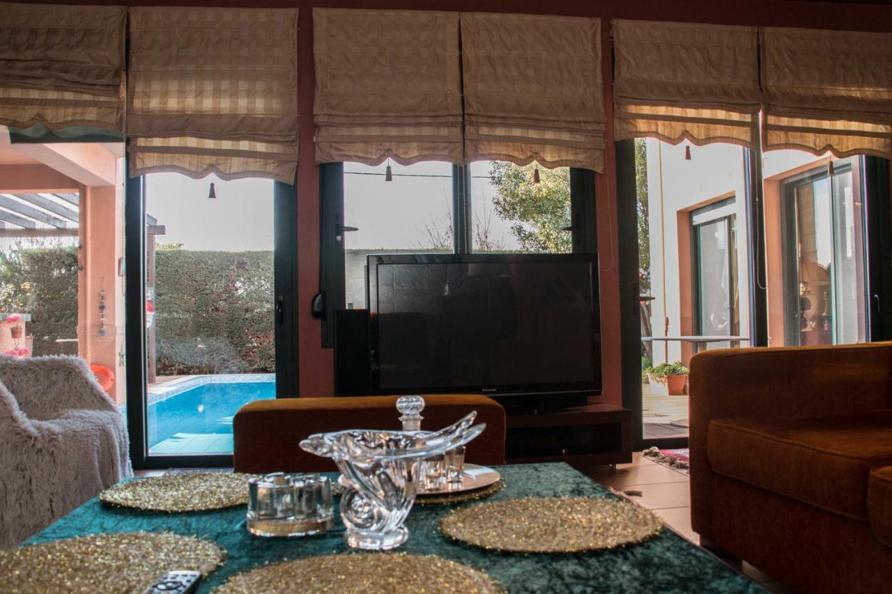 4-Seasons Pool Villa Near Meteora Трикала Екстер'єр фото